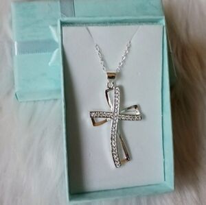 STERLING SILVER Cross Necklace